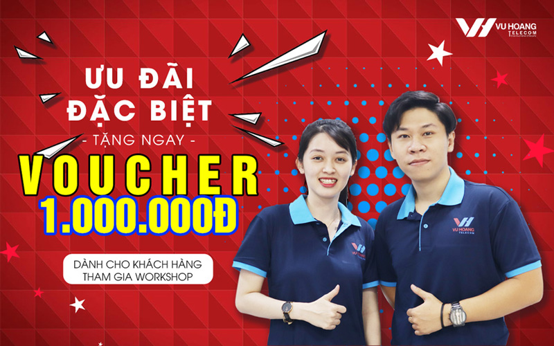 Tặng Voucher 1 triệu đồng cho Đại lý tham dự Workshop 30/9/2022