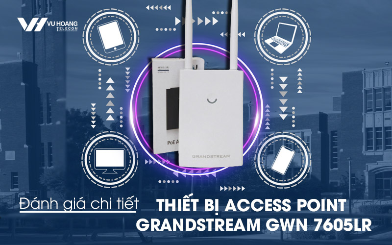 danh gia chi tiet Access Point Grandstream GWN 7605LR