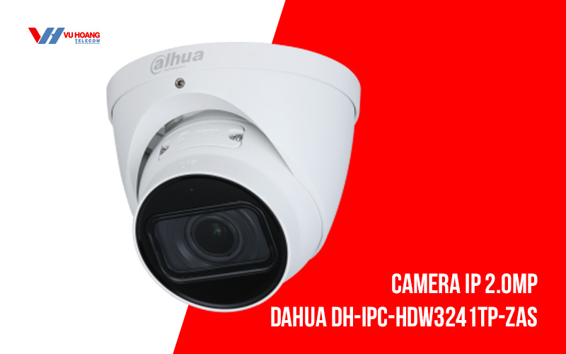 Bán camera IP Dome 2MP DAHUA DH-IPC-HDW3241TP-ZAS giá rẻ