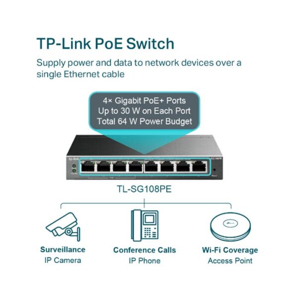 TP-LINK TL-SG108PE - 5
