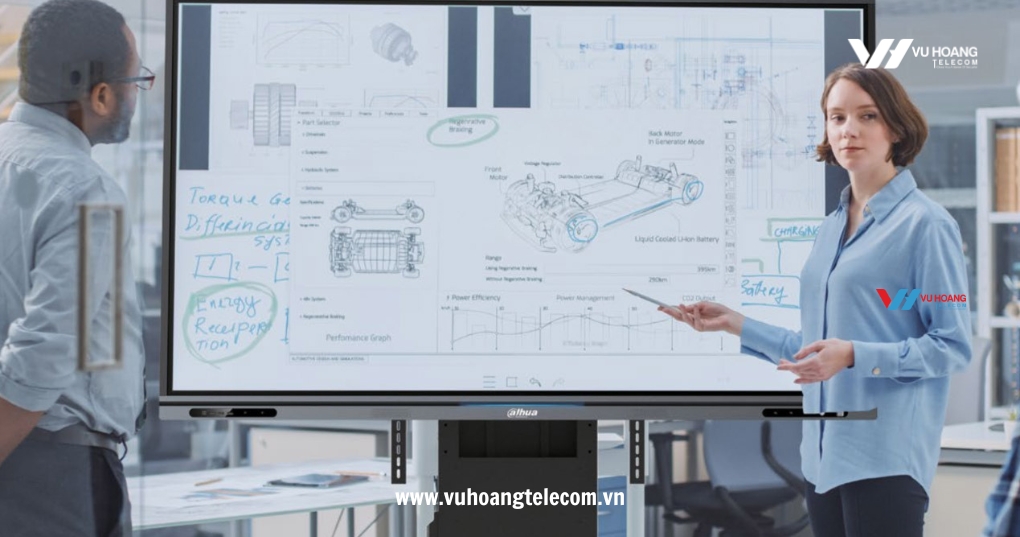 Màn hình tương tác DAHUA DHI-LCH75-MC410-B - Giải pháp phòng họp thực sự hiệu quả