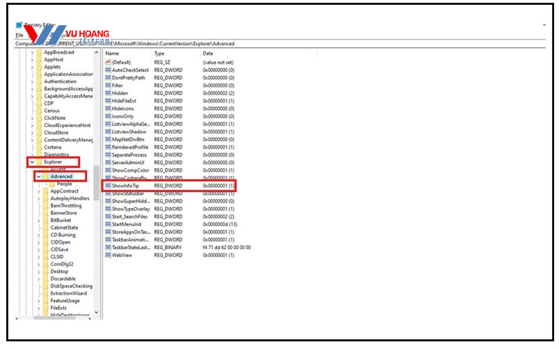 truy cap cua so Edit DWORD