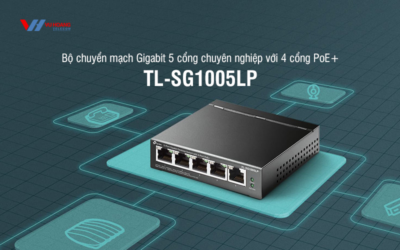 Bán Switch 5 cổng Gigabit TP-LINK TL-SG1005LP giá rẻ