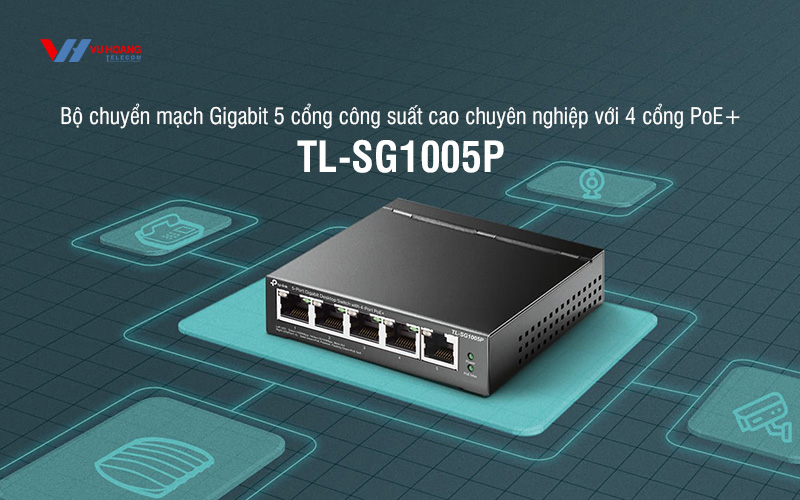Switch 5 cổng Gigabit TP-LINK TL-SG1005P