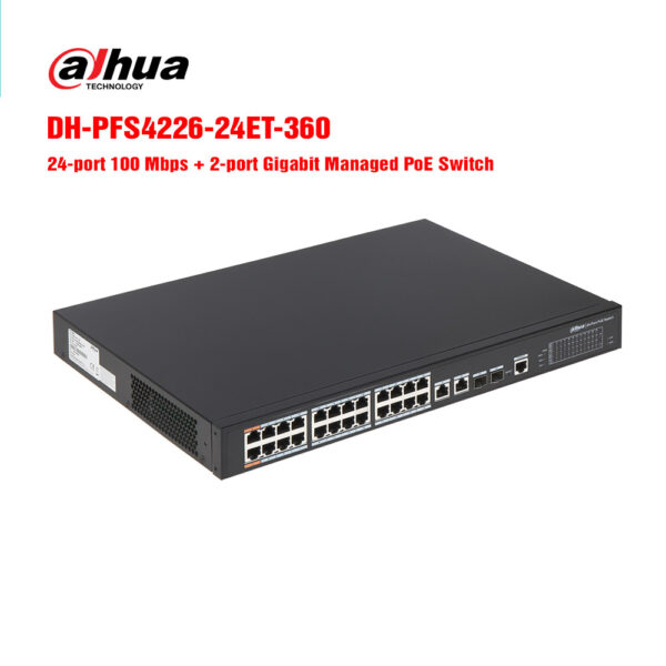 Switch mạng 24 cổng DAHUA DH-PFS4226-24ET-240