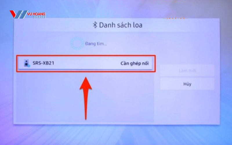 ghep noi bluetooth tivi Samsung voi loa keo