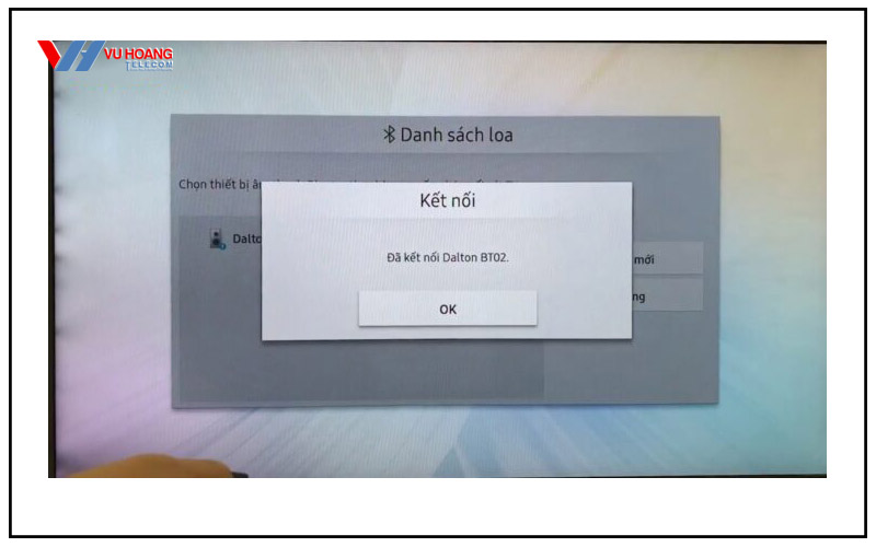 ket noi thanh cong tivi voi loa keo qua bluetooth