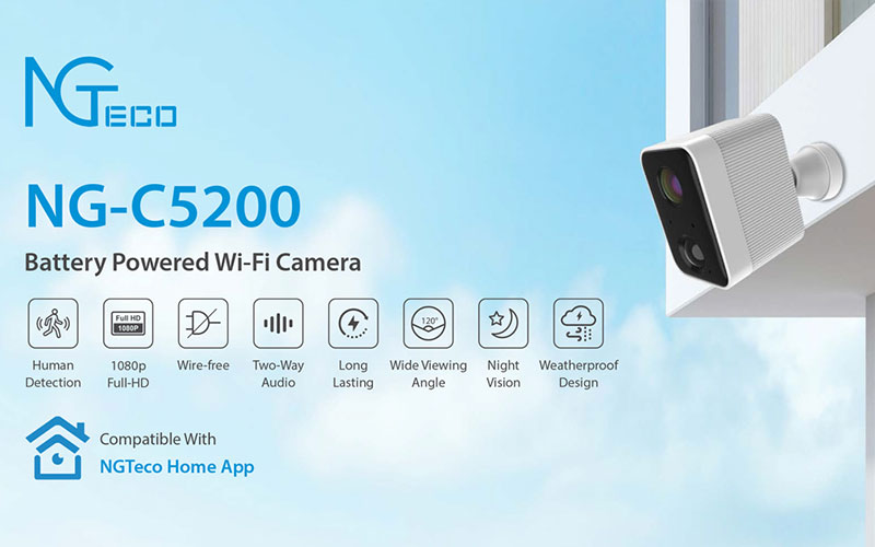 Camera Wifi dùng pin 2MP ZKTECO NG-C5200