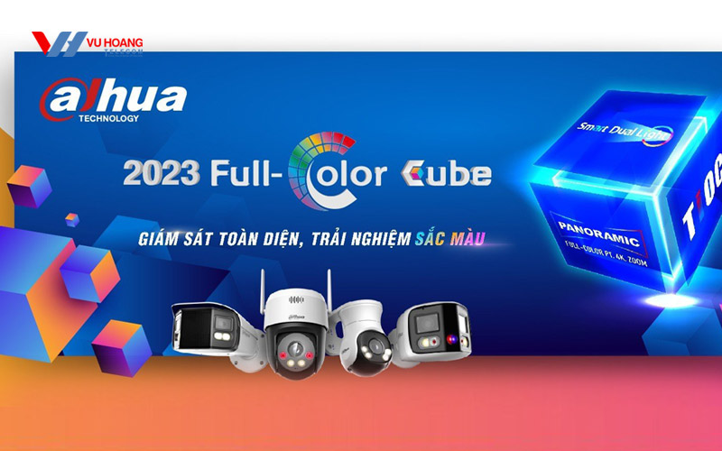 giai phap camera dahua full color cube