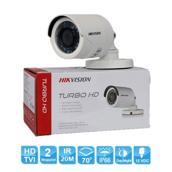 Trọn bộ 3 camera Analog HD HIKVISION 2MP giá rẻ [H2023-3] - 1