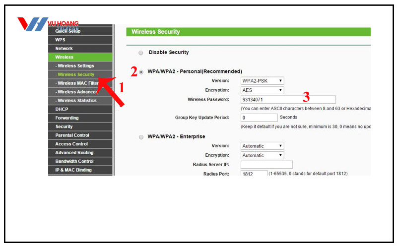 cach doi mat khau bo phat wifi tplink