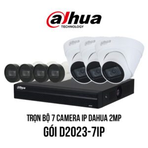 Trọn bộ 7 camera IP Dahua 2MP [D2023-7IP]