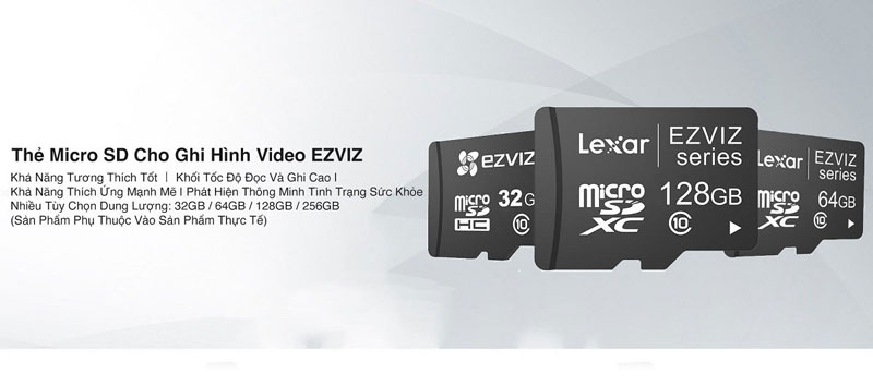 Thẻ nhớ giám sát MicroSD EZVIZ giá rẻ tại Vuhoangtelecom