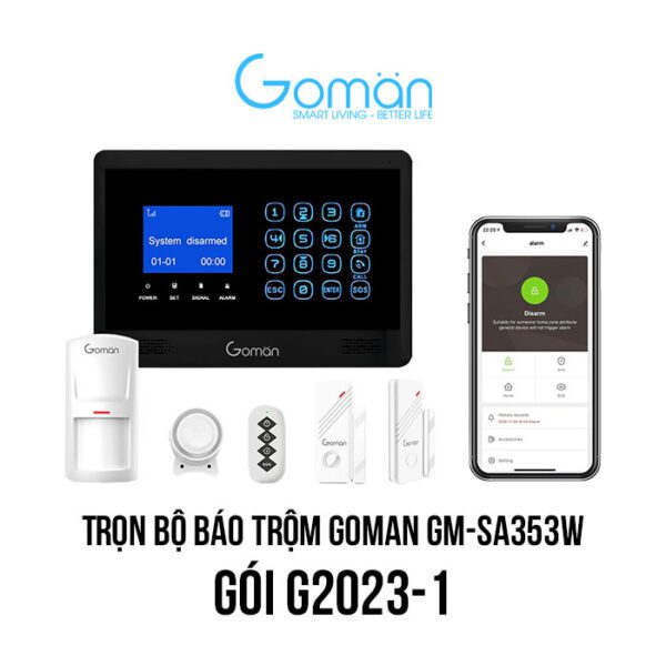 Lắp trọn bộ GOMAN GM-SA353W (G2023-1)