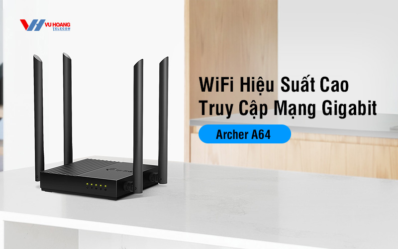 Router wifi AC1200 TP-Link Archer A64