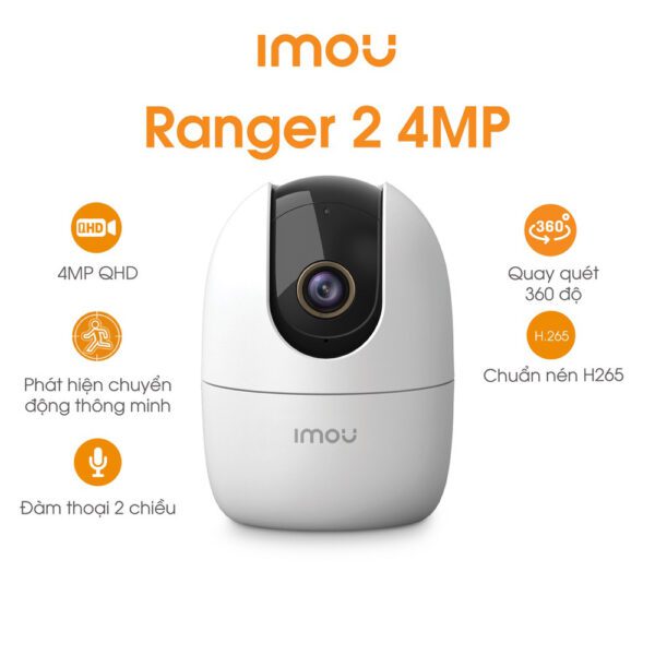 Camera Wifi 360 độ IMOU Ranger 2 4MP (IPC-A42P-L)