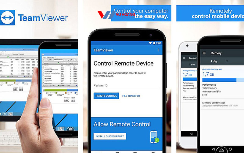 lam sao de download teamviewer tren dien thoai