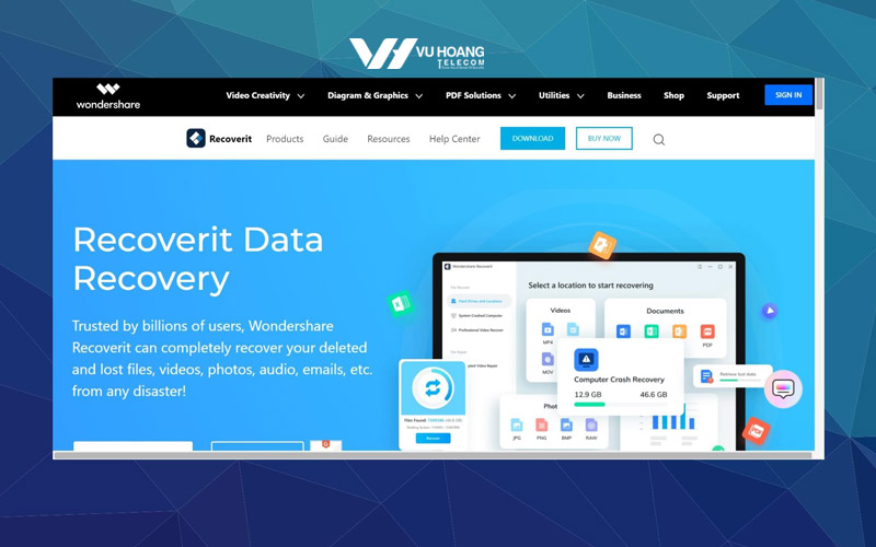 tai Wondershare Data Recoverit