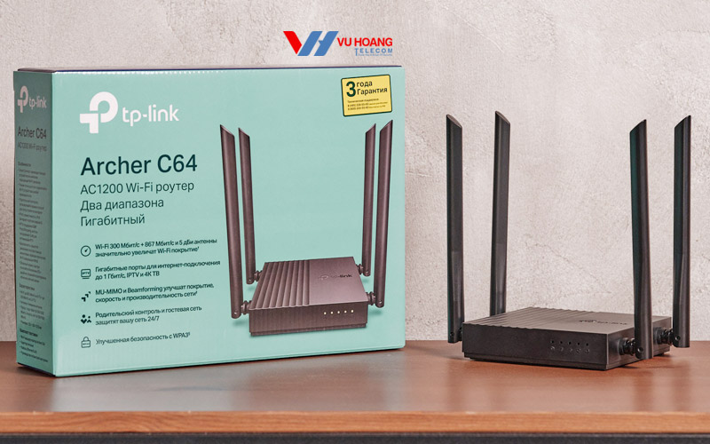 Router Wi-Fi MU-MIMO AC1200 TP-LINK Archer A64