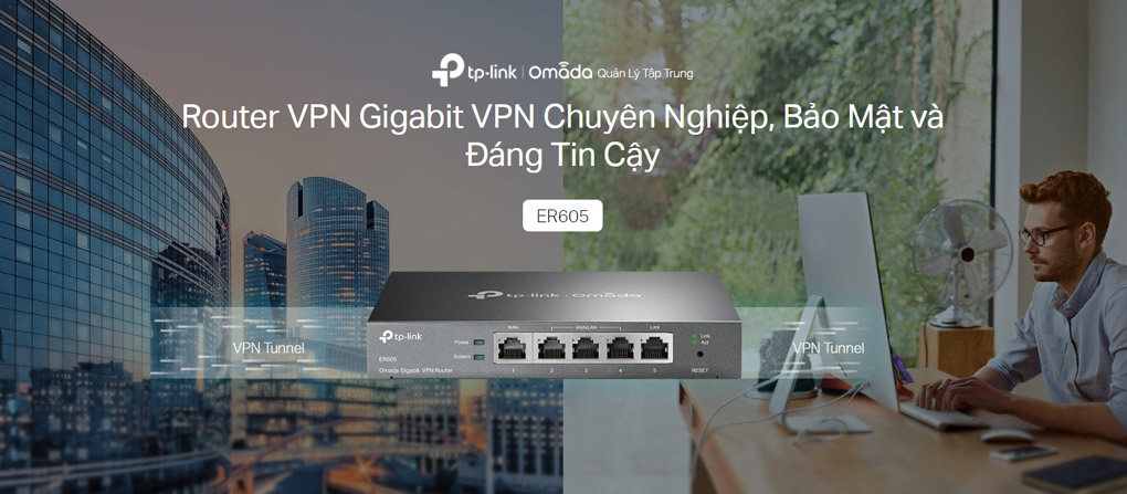 Bán Router VPN Gigabit Omada TP-LINK ER605 giá rẻ