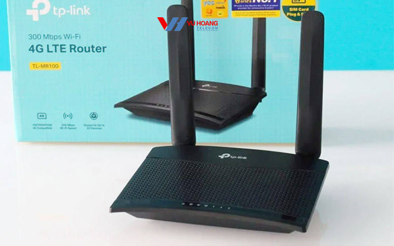 router wiifi 4G LTE TP-Link TL-MR100 gia duoi 1 trieu dang mua