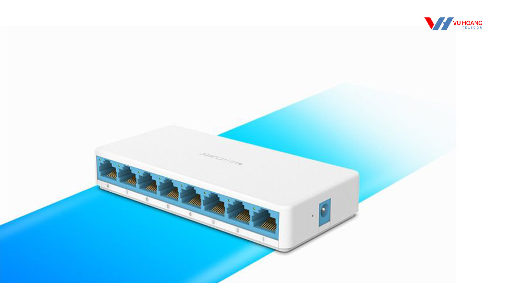 Bán Switch Để Bàn Mini 8 Cổng 10/100M Mercusys MS108 giá rẻ