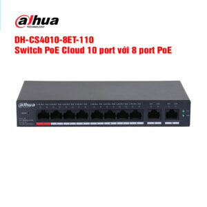 Switch PoE Cloud 10 port DAHUA DH-CS4010-8ET-110