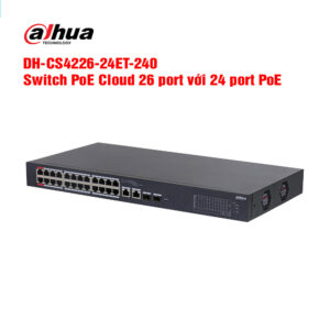 Switch PoE Cloud 26 port DAHUA DH-CS4226-24ET-240