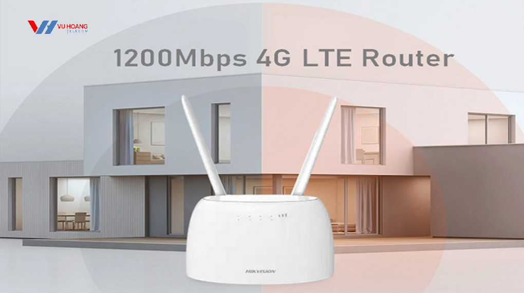 Bán bộ phát Wifi 4G Hikvision DS-3WR4G12C Tốc độ AC1200Mbps giá rẻ