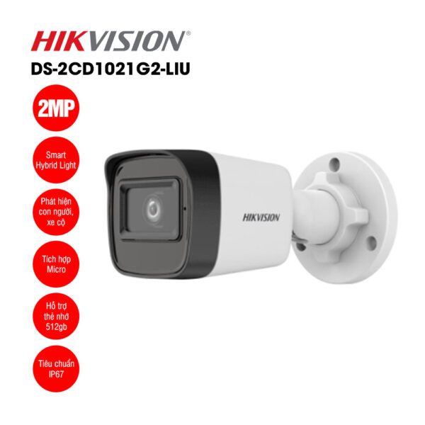 Bán Camera Ip 2mp Thân Trụ Hikvision Ds 2cd1021g2 Liu Giá Rẻ 7774