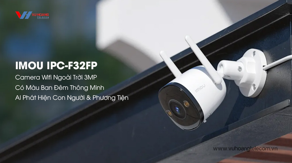 Bán camera Wifi ngoài trời 3MP IMOU IPC-F32FP giá rẻ