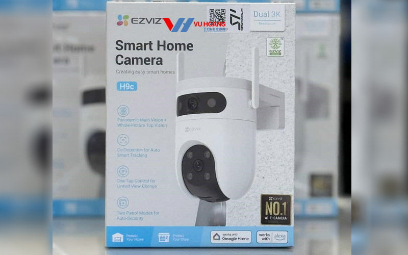 review chi tiet camera wifi Ezviz H9c-2