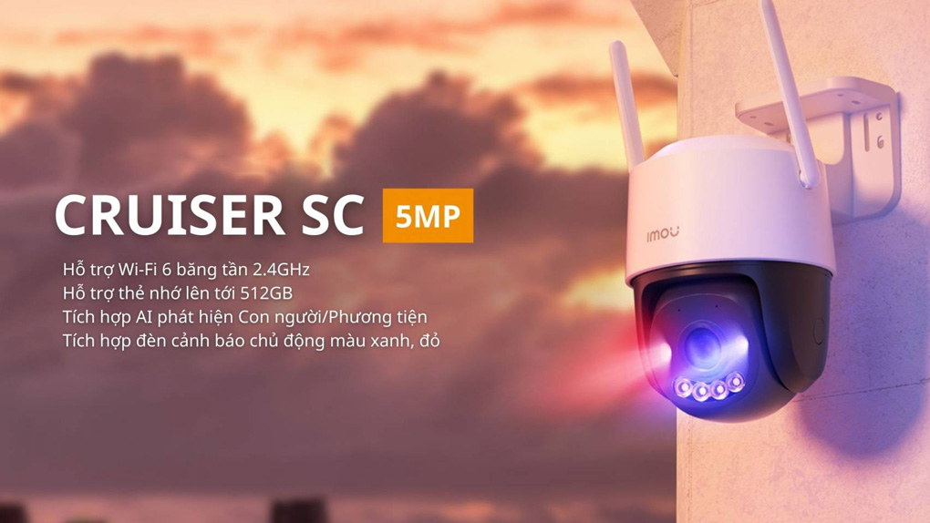 Bán camera Wifi iMOU Cruiser SC 3K 5MP giá rẻ