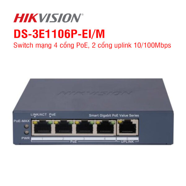 HIKVISION DS-3E1106P-EI/M