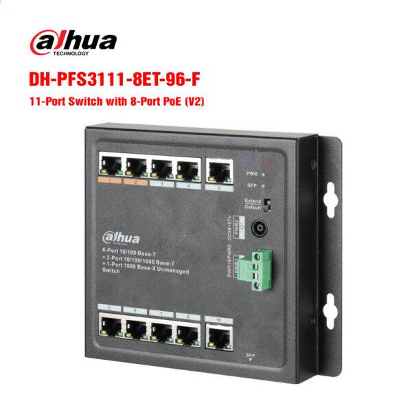 Switch mạng 11 cổng DAHUA DH-PFS3111-8ET-96-F