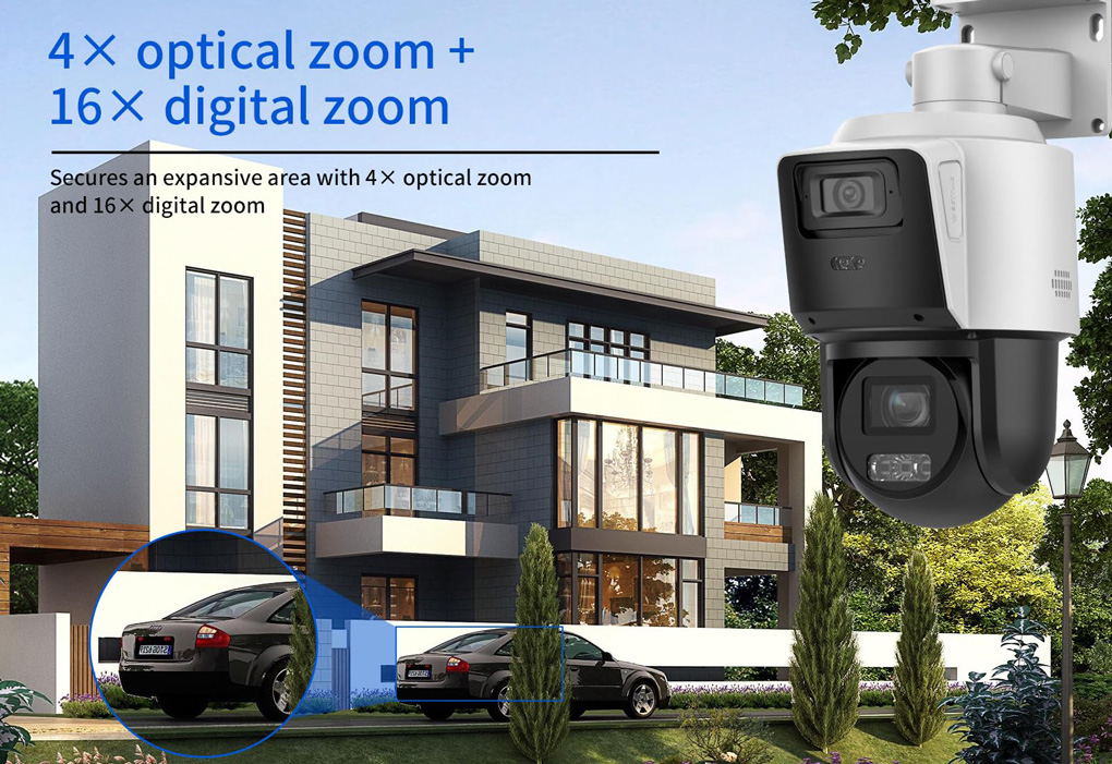 Hỗ trợ zoom quang 4x và zoom số 16x