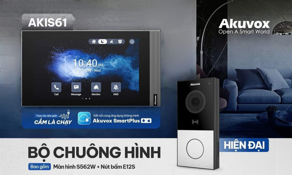 Bán bộ chuông hình IP AKUVOX AKIS61 giá rẻ, chính hãng