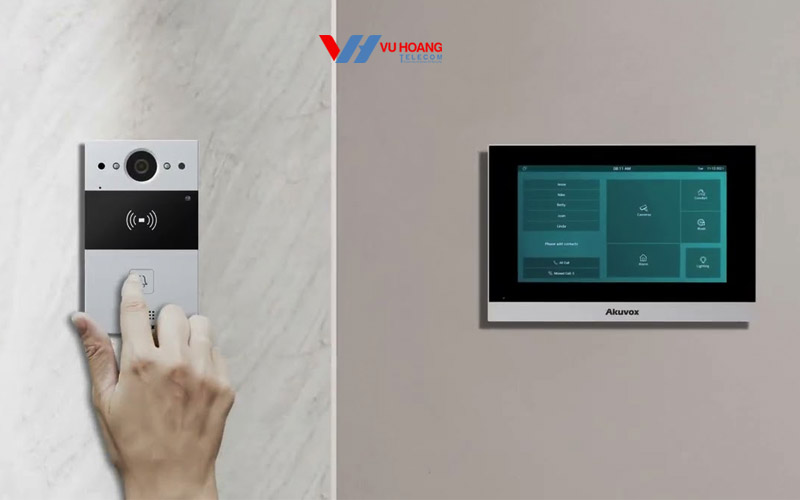 review chi tiet man hinh cam ung AKUVOX C313N-2
