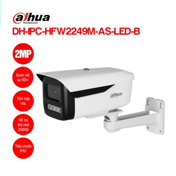 DAHUA DH-IPC-HFW2249M-AS-LED-B