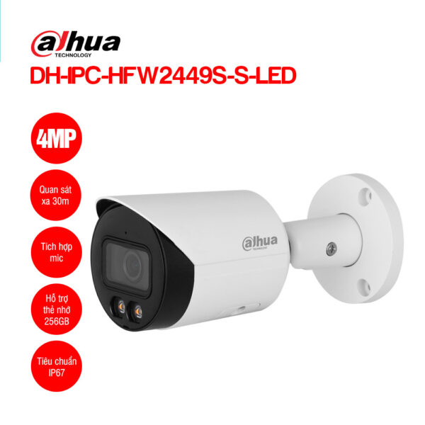 DAHUA DH-IPC-HFW2449S-S-LED