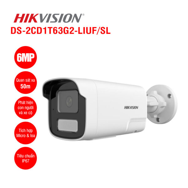 Hikvision DS-2CD1T63G2-LIUF/SL