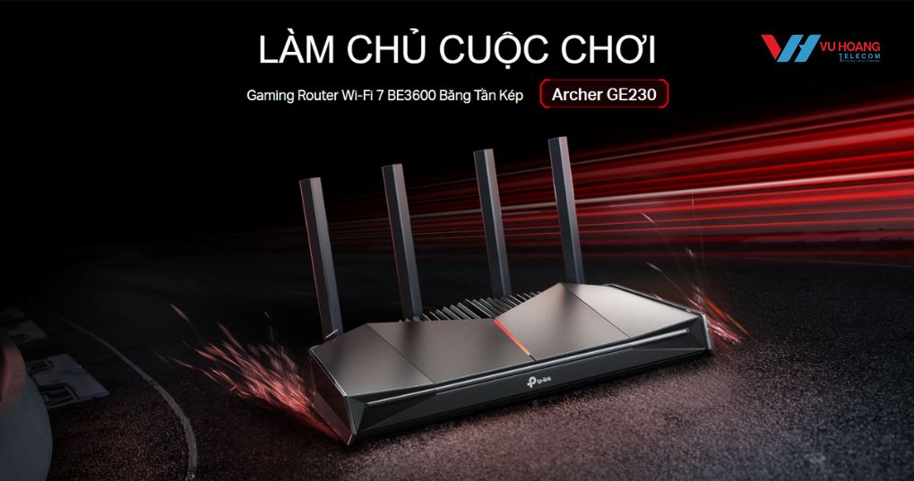 Router Wi-Fi 7 Băng Tần Kép BE3600 TP-LINK Archer GE230