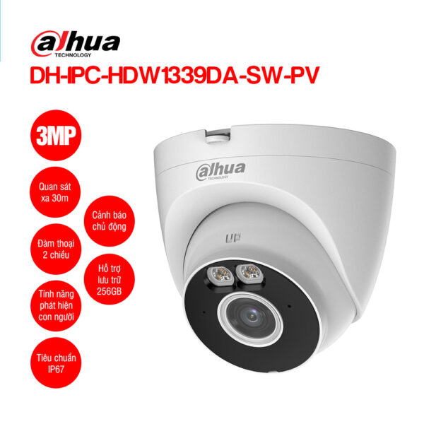 DAHUA DH-IPC-HDW1339DA-SW-PV