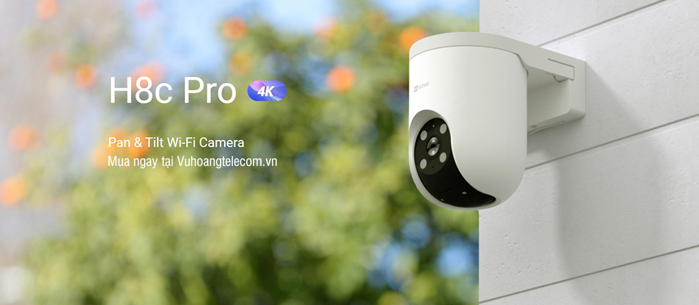 Camera EZVIZ H8C Pro 4K: Bảo vệ ngôi nhà bạn mọi lúc mọi nơi