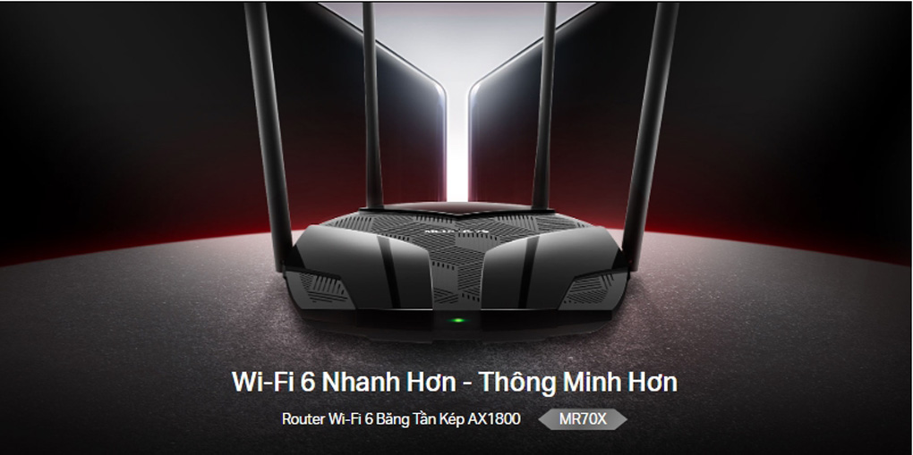 Router Mercusys MR70X giải pháp WiFi cho gia đình hiện đại