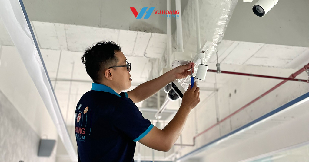 Quy trình lắp đặt camera giám sát cửa hàng