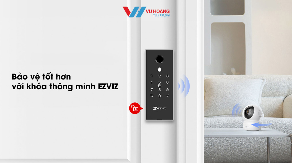 Ezviz - Khóa thông minh tích hợp camera