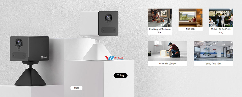 Camera 4G Ezviz CB2 2K - Kết nối 4G tiện lợi, không cần Wifi