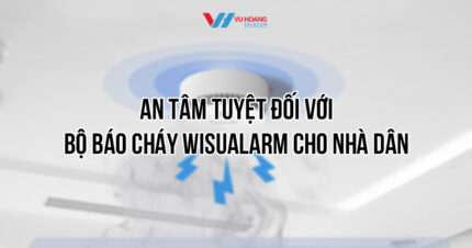 Bộ báo cháy Wisualarm cho nhà dân giá rẻ tại Vũ Hoàng Telecom