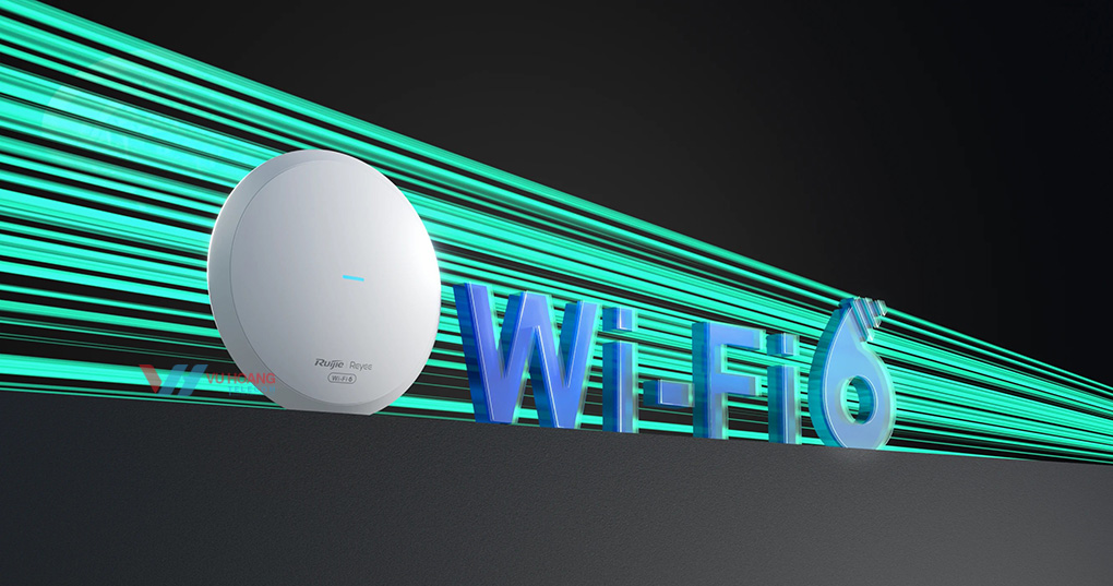 Bán bộ phát Wifi 6 ốp trần Ruijie RG-RAP62 giá rẻ tại Vũ Hoàng Telecom